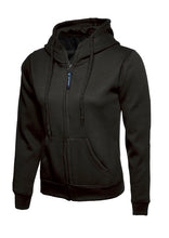 Load image into Gallery viewer, Uneek Ladies Classic Full Zip Hooded Sweatshirt