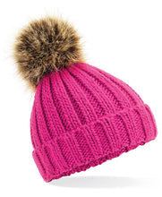Load image into Gallery viewer, Infant/Junior Pom Pom Chunky Beanie
