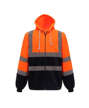 Load image into Gallery viewer, YOKO Hi-Vis Full Zip Hoodie