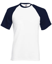 Load image into Gallery viewer, Fruit Of The Loom Short Sleeve Baseball T
