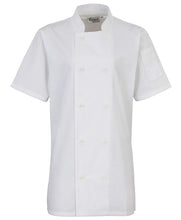 Load image into Gallery viewer, Premier Women’s Short Sleeve Chef’s Jacket