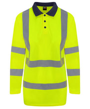 Load image into Gallery viewer, Pro RTX Hi-Vis Long Sleeve Polo