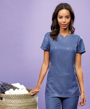 Load image into Gallery viewer, Viola 'linen look' Cut Neck Beauty Tunic