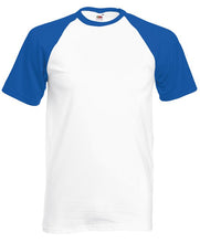Load image into Gallery viewer, Fruit Of The Loom Short Sleeve Baseball T