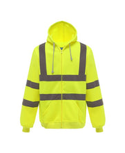 Load image into Gallery viewer, YOKO Hi-Vis Full Zip Hoodie