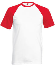 Load image into Gallery viewer, Fruit Of The Loom Short Sleeve Baseball T