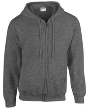 Load image into Gallery viewer, Gildan Heavy Blend Full Zip Hooded Sweatshirt