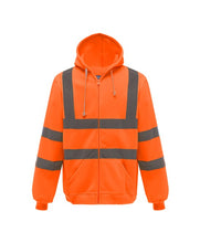 Load image into Gallery viewer, YOKO Hi-Vis Full Zip Hoodie