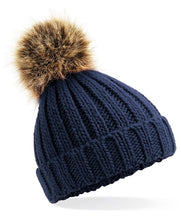 Load image into Gallery viewer, Infant/Junior Pom Pom Chunky Beanie