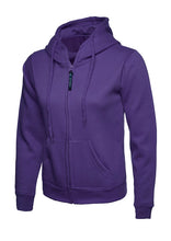 Load image into Gallery viewer, Uneek Ladies Classic Full Zip Hooded Sweatshirt