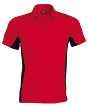 Load image into Gallery viewer, Kariban Flags short sleeve bi-colour polo shirt
