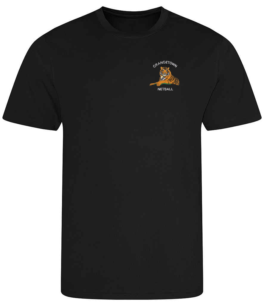 Grangetown netball Black T shirt