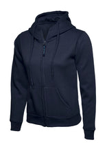 Load image into Gallery viewer, Uneek Ladies Classic Full Zip Hooded Sweatshirt
