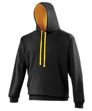 Load image into Gallery viewer, AWDIS Varisity Hoodie Black
