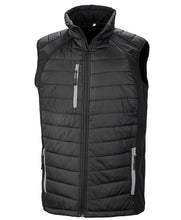 Load image into Gallery viewer, Result Genuine Recycled Black Compass Padded Gilet
