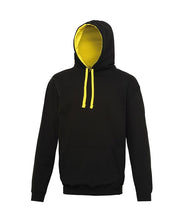 Load image into Gallery viewer, AWDIS Varisity Hoodie Black
