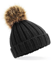 Load image into Gallery viewer, Infant/Junior Pom Pom Chunky Beanie
