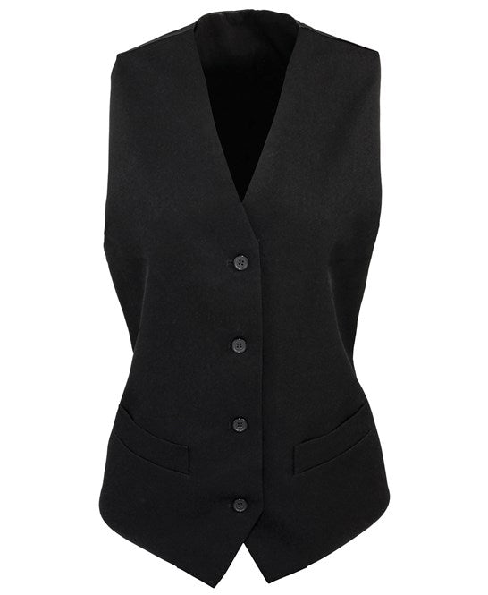 Premier Women’s Polyester Lined Waistcoat