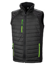 Load image into Gallery viewer, Result Genuine Recycled Black Compass Padded Gilet
