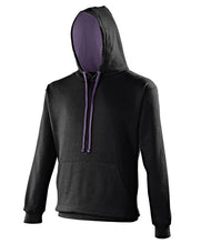 Load image into Gallery viewer, AWDIS Varisity Hoodie Black
