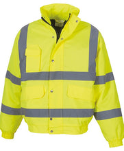 Load image into Gallery viewer, Yoko Hi-Vis Classic Bomber Jacket
