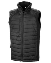 Load image into Gallery viewer, Result Genuine Recycled Black Compass Padded Gilet
