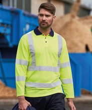 Load image into Gallery viewer, Pro RTX Hi-Vis Long Sleeve Polo
