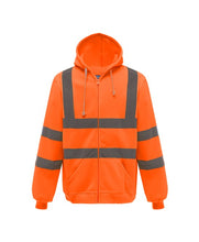 Load image into Gallery viewer, YOKO Hi-Vis Full Zip Hoodie
