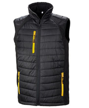 Load image into Gallery viewer, Result Genuine Recycled Black Compass Padded Gilet
