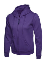 Load image into Gallery viewer, Uneek Ladies Classic Full Zip Hooded Sweatshirt
