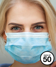 Load image into Gallery viewer, Disposable 3-ply type IIR medical mask (pack of 50)
