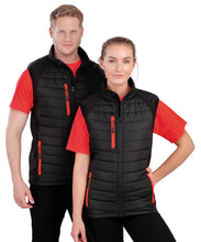 Load image into Gallery viewer, Result Genuine Recycled Black Compass Padded Gilet
