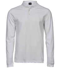 Load image into Gallery viewer, Tee Jays Luxury Stretch Long Sleeve Polo Shirt
