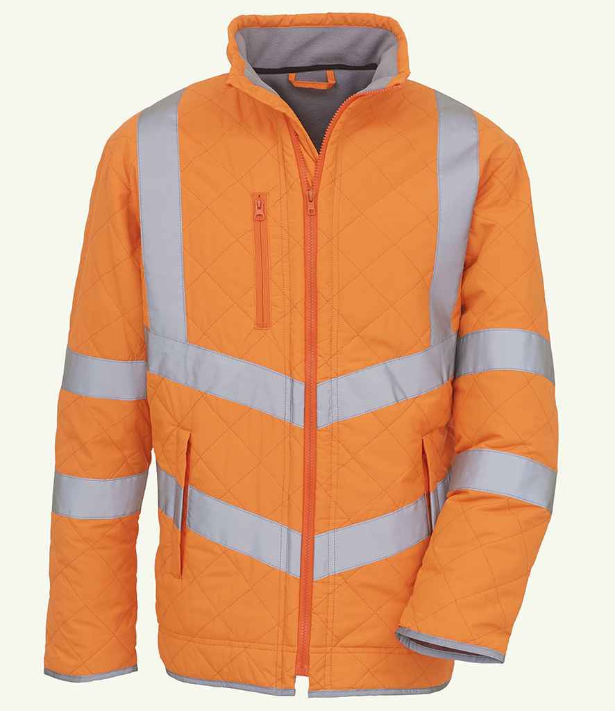 Yoko Hi-Vis Kensington Jacket | Orange