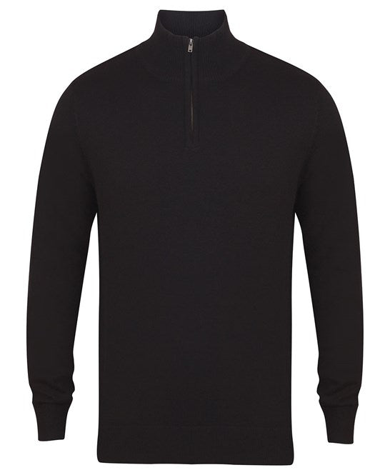 Henbury 1/4 Zip Jumper